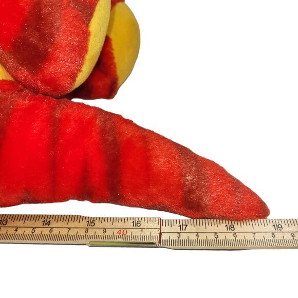 Build A Bear Plush Red Dinosaur T Rex Velociraptor Raptor Stuffed Animal 19" - Picture 16 of 16